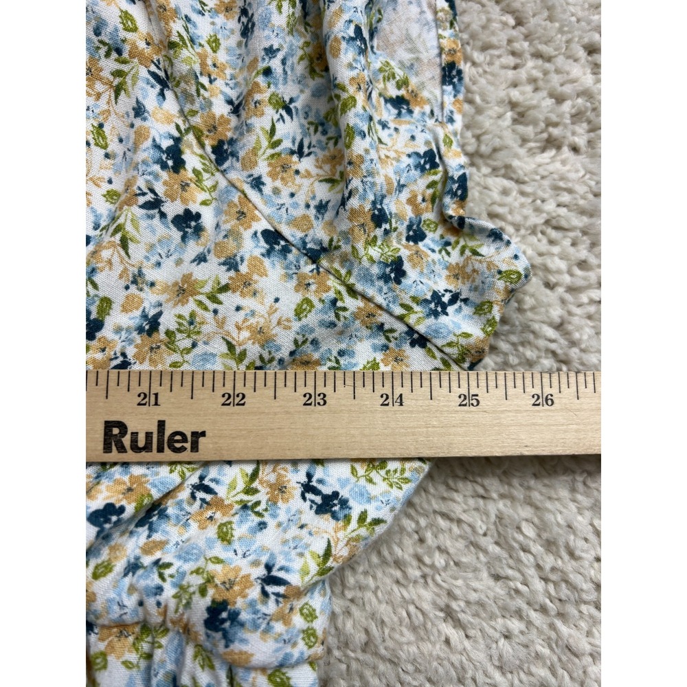 Torrid Midi Dress Womens 4X Floral Faux Wrap Short Sleeve Lined Flowy‎ - Picture 9 of 10